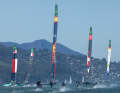 Auf und davon beim SailGP in San Francisco.