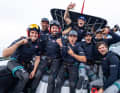Vainqueur à Sydney, mais récemment en proie à des problèmes de blessures à Genève : l'équipe américaine de SailGP.