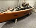 Sporty, performance-orientated hull lines characterise the design. The bow section remains relatively slim in comparison.