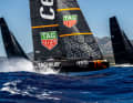 "Flying Nikka" struggled with the waves, but crossed the finish line without any mishaps - as expected as the first yacht from the Maxi A group