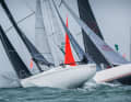 The Sun Fast 3200 R2 "Cora" leads in IRC Group 3 both calculated and on the water and in the IRC two-handed classification