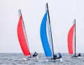 The F18 catamarans have a close connection to the Lübeck Yacht Club and the Travemünde Week.