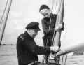Enfant, ses jambes de mer ont poussé sur l'Elbe lors de croisières avec son père.