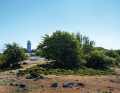 Il faro su Hanö indica la strada per la baia alle sue spalle