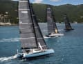 Acht Performance-Multihulls gingen an den Start im Sir-Francis-Drake-Kanal, darunter „Nemo“, „Alle­gra“ und „Convexity2“
