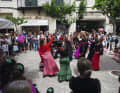 Flamenco  auf einem Stadtfest in  Mahón.