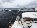 Wind against wave and current makes for chaotic seas