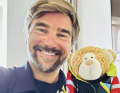 Boris Herrmann with Teddy Alphonso - in proper style with oilskins