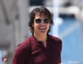 Tom Cruise se réjouit de son nouveau voilier, un Swan 108. Cette photo a été prise lors de la première de son dernier blockbuster "Mission : Impossible - The Final Reckoning" au Festival de Cannes.
