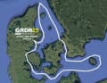 The course for the race around Denmark.