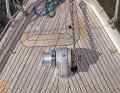 Teak deck: Depending on the wear and tear, the surface wears out and needs to be refurbished