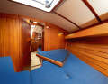 The foredeck is just as conventional, but equipped with plenty of storage space