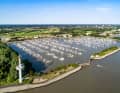 Marina Wedel, sull'Elba, dove dall'8 al 10 settembre si svolge l'Hamburg Yacht Festival.