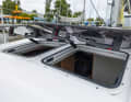Plenty of air and light. Five hatches in the foredeck alone ensure perfect ventilation