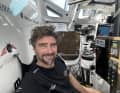 Nach dem Sommer-Refit glücklich mit der Ausstattung der "Malizia – Seaexplorer" unter Deck: Boris Herrmann