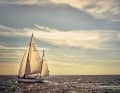 The Yawl's split sail surfaces are a great advantage when manoeuvring in harbours under sail, but have also proved their worth in strong winds