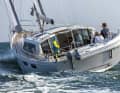 An Tag zwei zeigte die Ostsee dann aber ihre Zähne - perfektes Wetter für die steife Heyman, die wenig Wasser übernahm und die Crew im Deckshaus von allen Unbilden des Starkwinds abschirmte