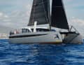 The sterns are designed very much as wave piercers and are very narrow, but therefore go cleanly through the sea