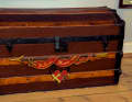 Artful decoration according to your own ideas identifies a sea chest as a very personal possession