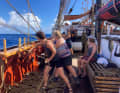 Cap sur les Caraïbes. Seules des navigatrices avaient embarqué sur le "Roald Amundsen" pour traverser l'Atlantique ensemble.