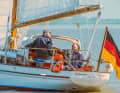 Die "Julienne" zog von Hamburg an den Bodensee