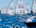 Race start at the Ilca 7 World Championship