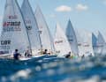 Nice start to the race: Nik Willim can be seen in the centre of the field