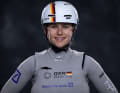 Sophie Steinlein, Strategin des deutschen SailGP-Teams beim SailGP-Event in Dubai 2023.