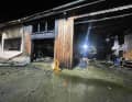Completa distruzione dopo il grande incendio nel cantiere navale di Christen