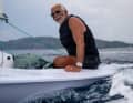 The 57-year-old superyacht designer spent seven days on his Ilca 7 without mooring or outside assistance.