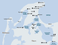 The Bodden landscape in the north of Rügen offers numerous destinations worth seeing (see numbering on the pictures)