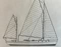 YACHT 4/1916: 14.3-metre motor-sailing cruiser.