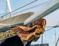 The revealing figurehead prompts speculation as to who was the model