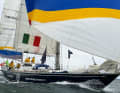 "Translated 9" is aiming to win the race and is backed by US sailing legend Paul Cayard.