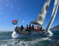 Auf der "Sterna" segelt Ebru Yaral in einer internationalen Amateur-Crew. Hier erreicht sie Kapstadt