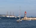 In der ersten Reihe: die "Sea Cloud Spirit".