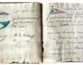 Wolfgang J. Krauss, the inventor of the sailor Gustaf, has also immortalised himself in the "Giftbude" guest book