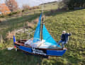 Bernard Poitau bought the boat for his ten grandchildren. It now sits on a plot of land in south-east France.