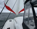 La vela IFS Multi Tradewind di OneSails in fase di test nella baia di Neustadt.
