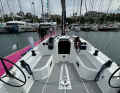 The dikes are kept nice and short for a racing boat