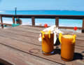 The restaurants are pleasantly quiet even in high season