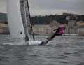 L'équipe du Kieler Förderacer lors de la dernière séance d'entraînement avant la Vela Cup