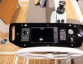 Command centre. Control column with large instrument panel