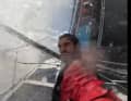 Time to shift down a gear: On-board reporter Antoine Auriol takes us on deck. A few hours later, the wind was gusting at more than 50 knots | Team Malizia/A. Auriol