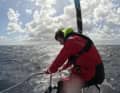 Boris am Bug von "Malizia – Seaexplorer". Noch vergleichsweise handig, aber dennoch zu viel für den Fractional Zero | Team Malizia/Antoine Auriol
