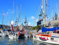 Relax dopo la traversata atlantica: il porticciolo della National Sailing Academy di Antigua è ben riempito dai 15 yacht del Globe 5.80. Controlli di sicurezza finali e briefing di regata riempiono il programma degli ultimi giorni prima della partenza.