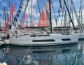 Auftritt mit wehenden Fahnen: Die neue Dufour 39 hat auf der Messe in Cannes ihr vielbeachtetes Debut gefeiert.