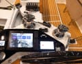 Winches, clamps and navigation electronics are concentrated at the helm stations.