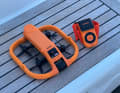 Die Hoverair Aqua mit dem Lighthouse-Transponder.
