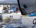 Heiko Kröger at the 2.4mR World Championships on the Sneekermeer.
